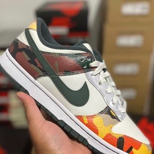Nike dunk green camo